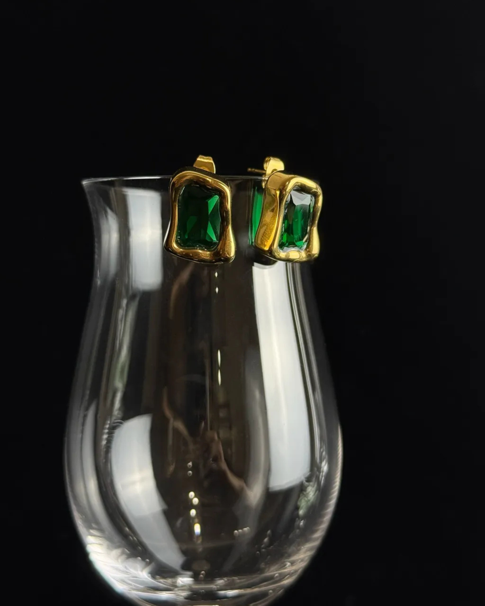 Molten Stud Earrings - Image 4