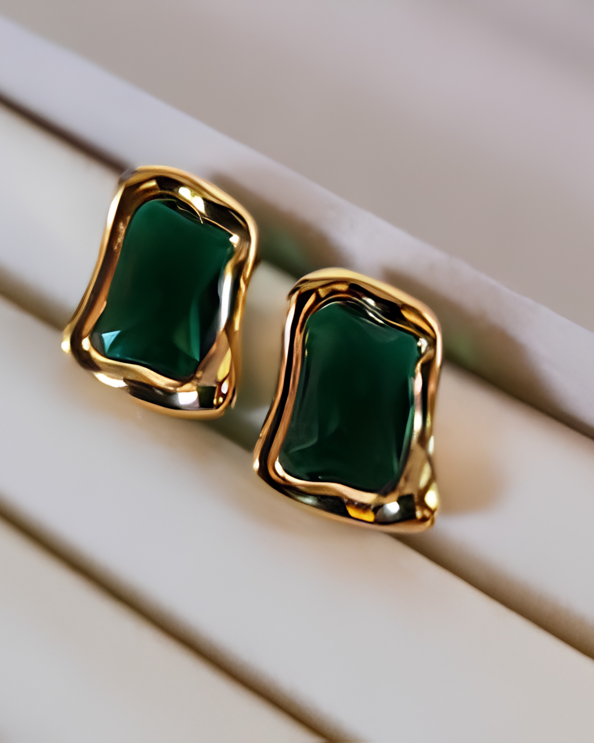 Molten Stud Earrings - Image 3